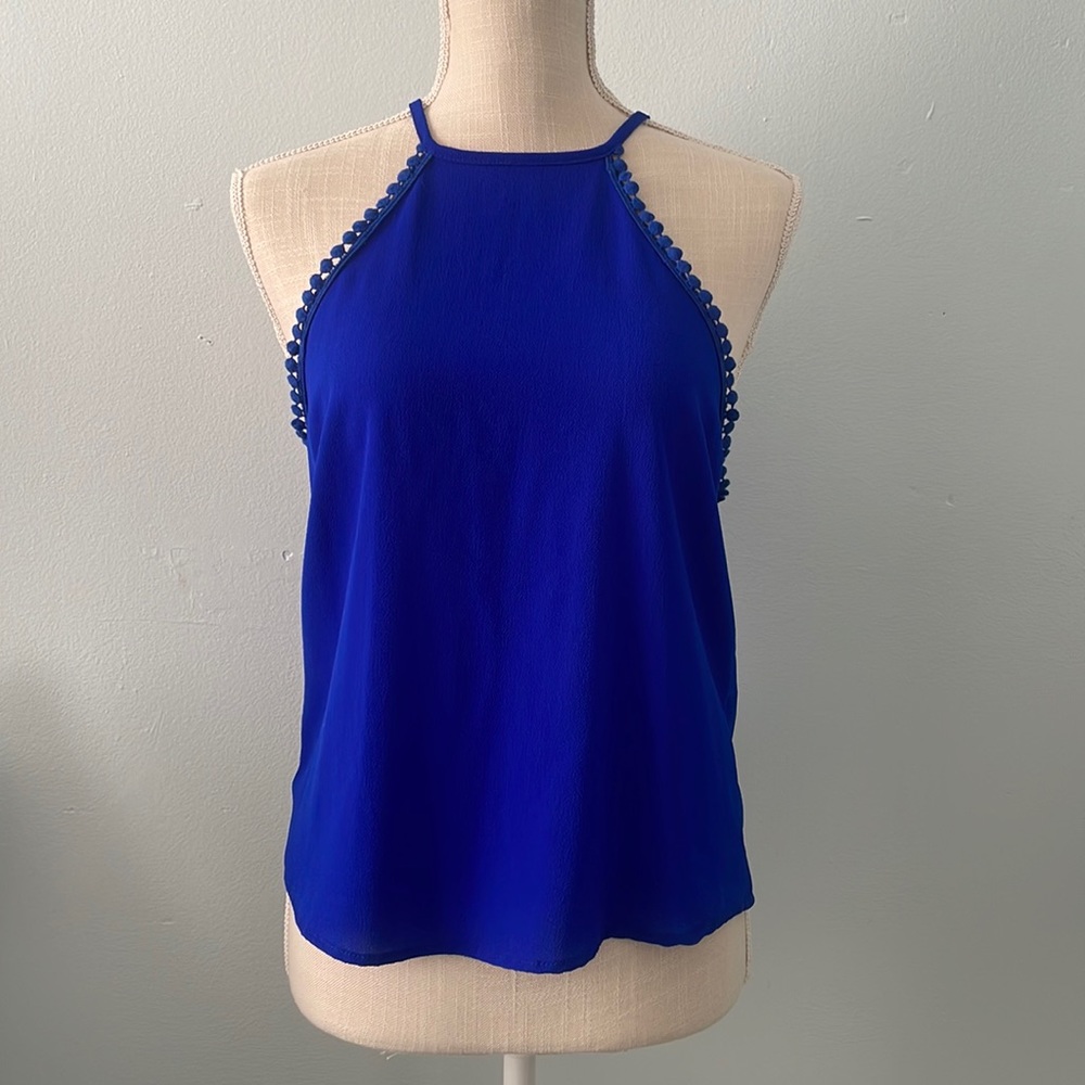 Royal Blue halter top